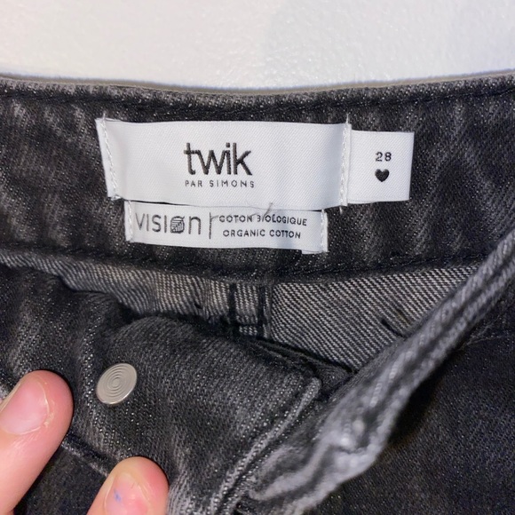 Black Jeans from Twik/Simons BRAND NEW - Picture 3 of 4